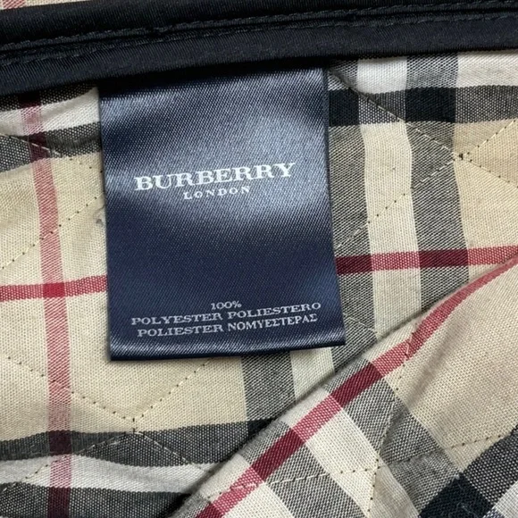 Burberry Constance Quilted Jacket Black Medium Regular Vintage Check - Picture 7 of 15